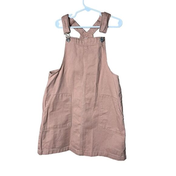 H&M Girls Pink Overall Dress Size 10 - Picture 1 of 5